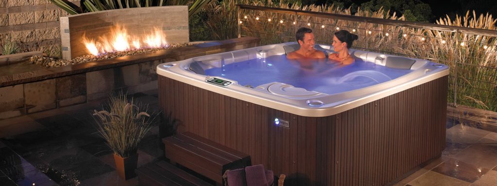 Hot Tub With Couple 